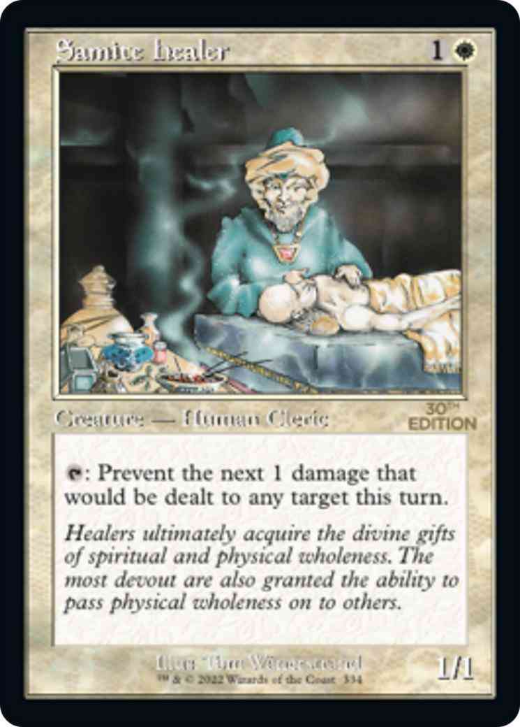 Samite Healer [334] [Retro Frame] [30th Anniversary Edition] [Non-Foil]