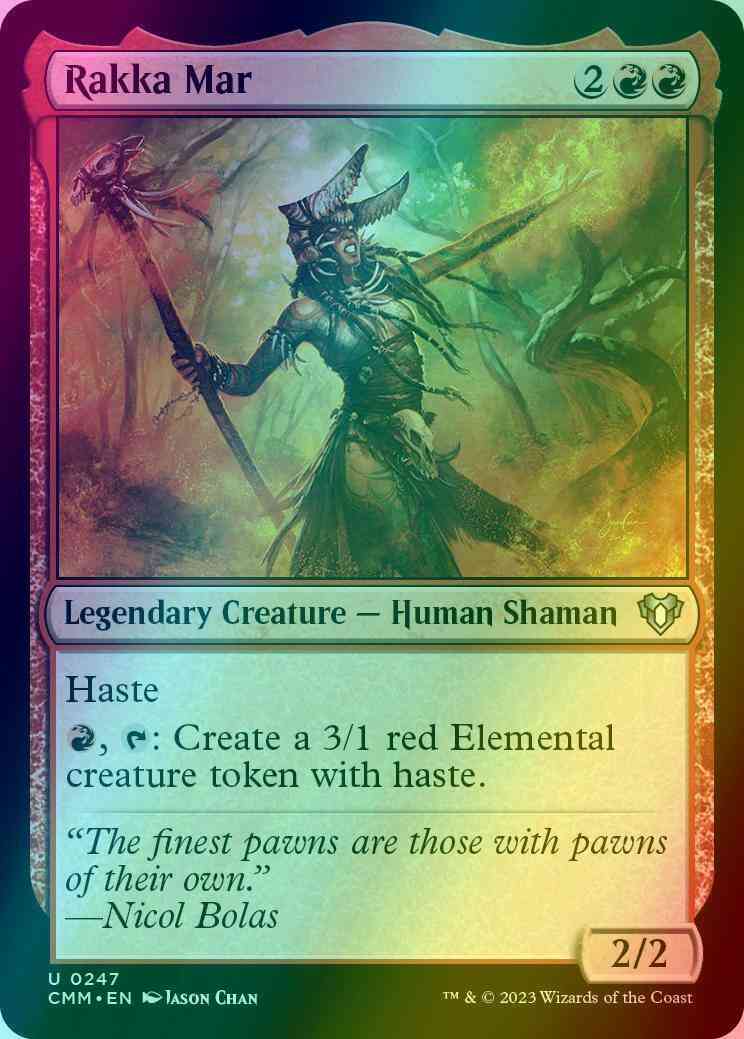 Rakka Mar [247] [Commander Masters] [Foil]