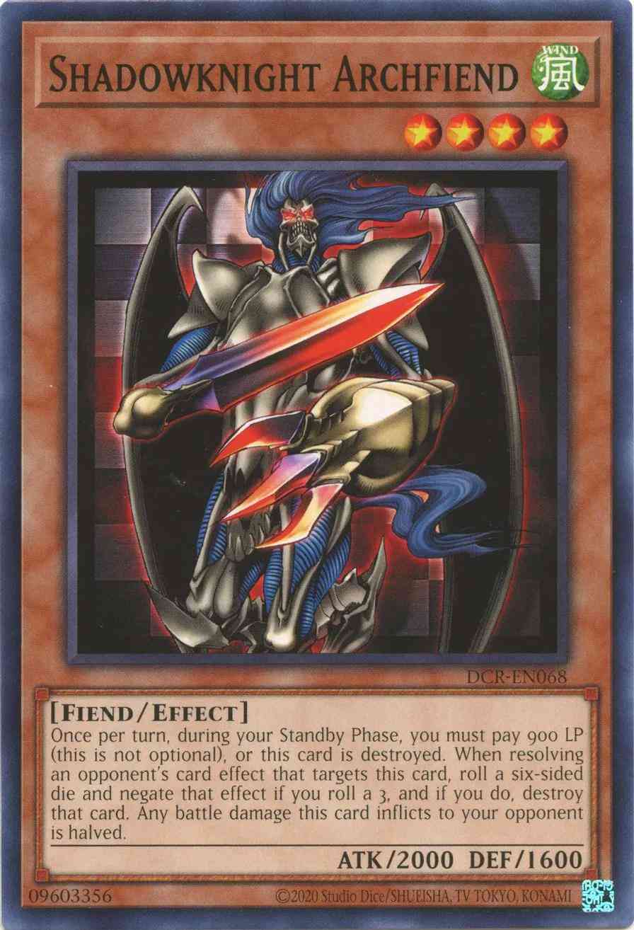 Shadowknight Archfiend - 25th Anniversary - DCR-EN068 - Common - Unlimited