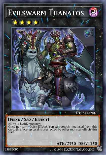 Evilswarm Thanatos - HA07-EN063 - Secret Rare - Unlimited