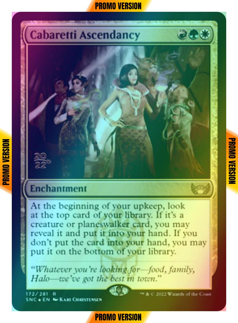 Cabaretti Ascendancy [Prerelease] [172s] [Streets of New Capenna: Promos] [Foil]