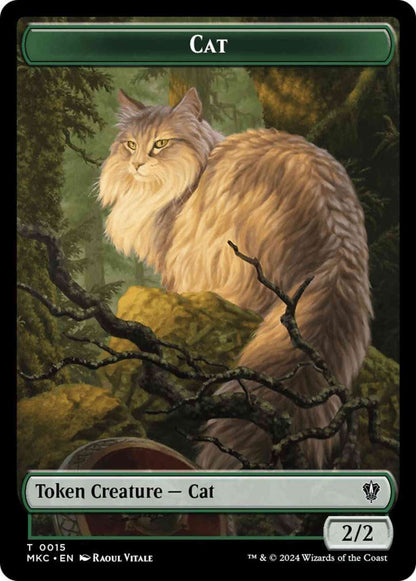 Cat Token (15) // Drake Token (06) [Murders at Karlov Manor: Commander: Tokens] [Non-Foil]
