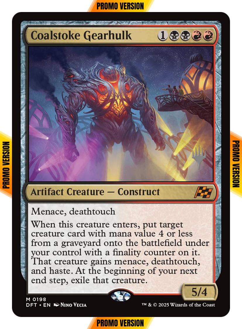 Coalstoke Gearhulk [198p] [Promo Pack] [Aetherdrift: Promos] [Non-Foil]