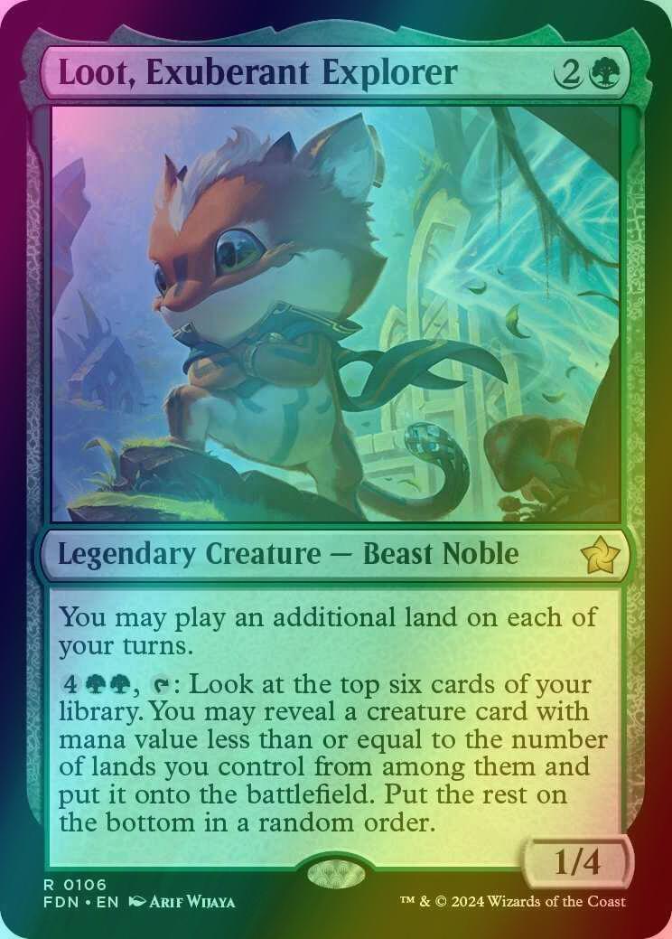 Loot, Exuberant Explorer [106] [Foundations] [Foil]