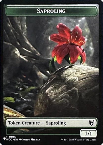 Ape Token (10) // Saproling Token (15) [TSR/WOC Set Symbol] [The List: Tokens] [Non-Foil]
