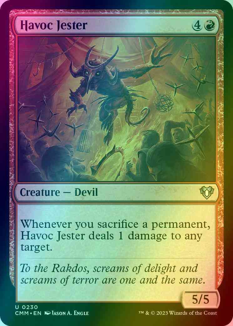 Havoc Jester [230] [Commander Masters] [Foil]