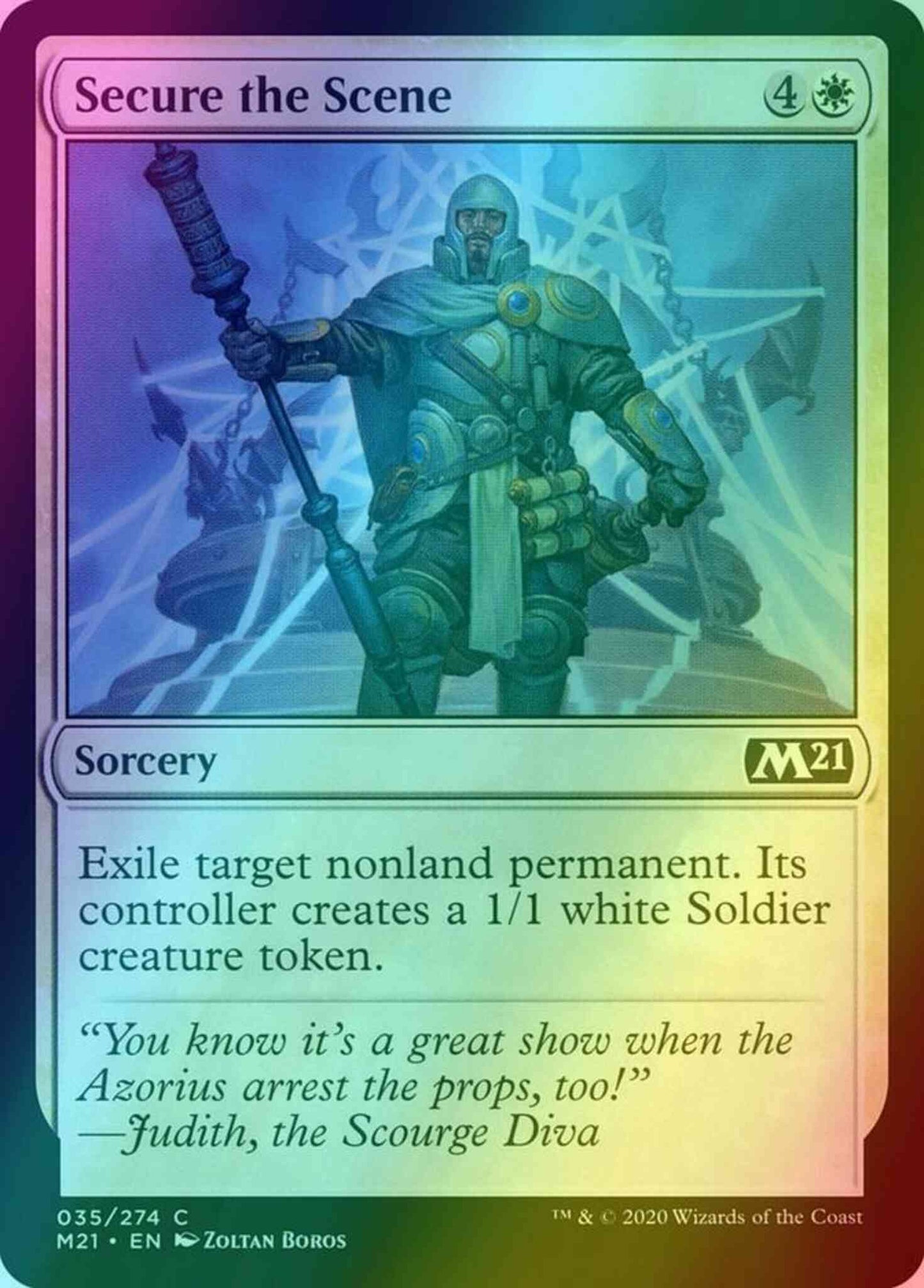 Secure the Scene [35] [Core Set 2021] [Foil]