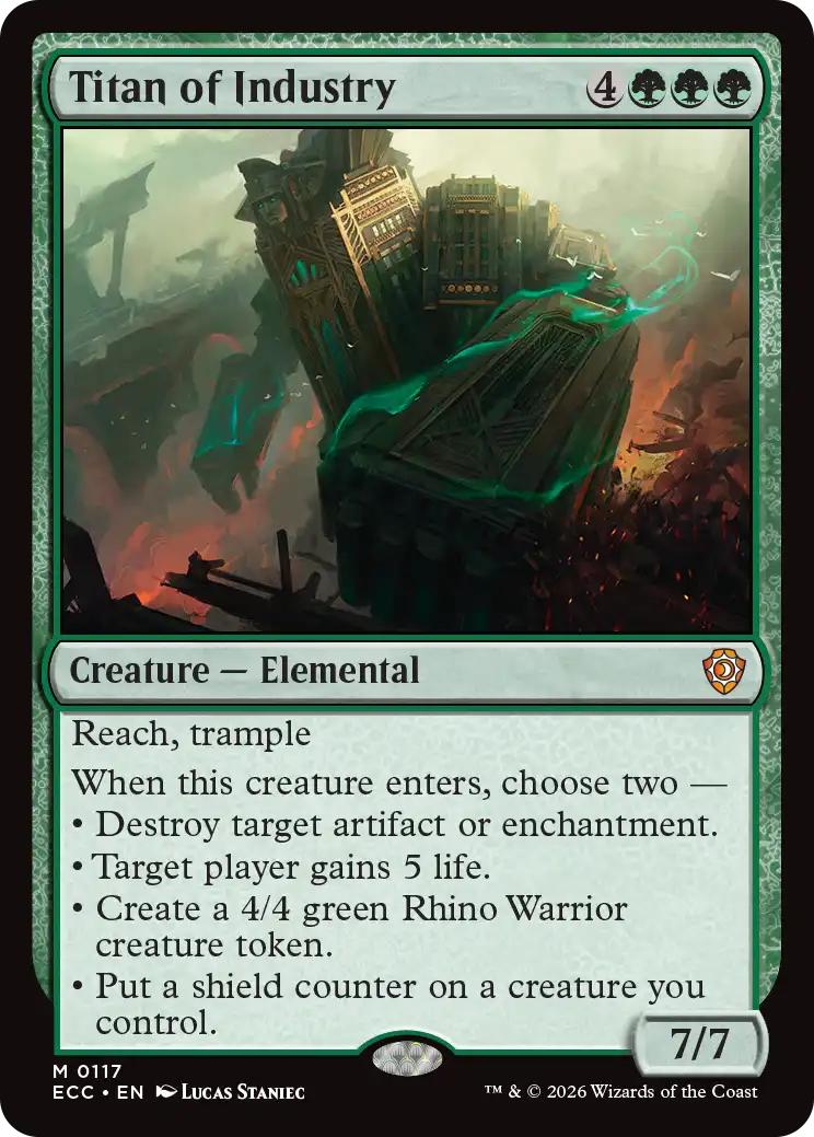 Titan of Industry [117] [Lorwyn Eclipsed: Commander] [Non-Foil]