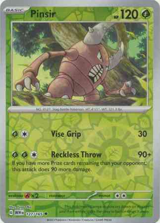 Pinsir - 127/165 - Uncommon [sv035-127] [Reverse Holo]