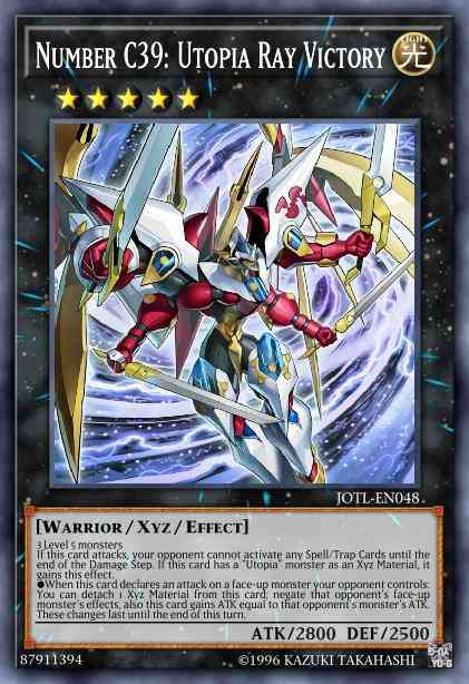 Number C39: Utopia Ray Victory - JOTL-EN048 - Ultimate Rare - 1st Edition