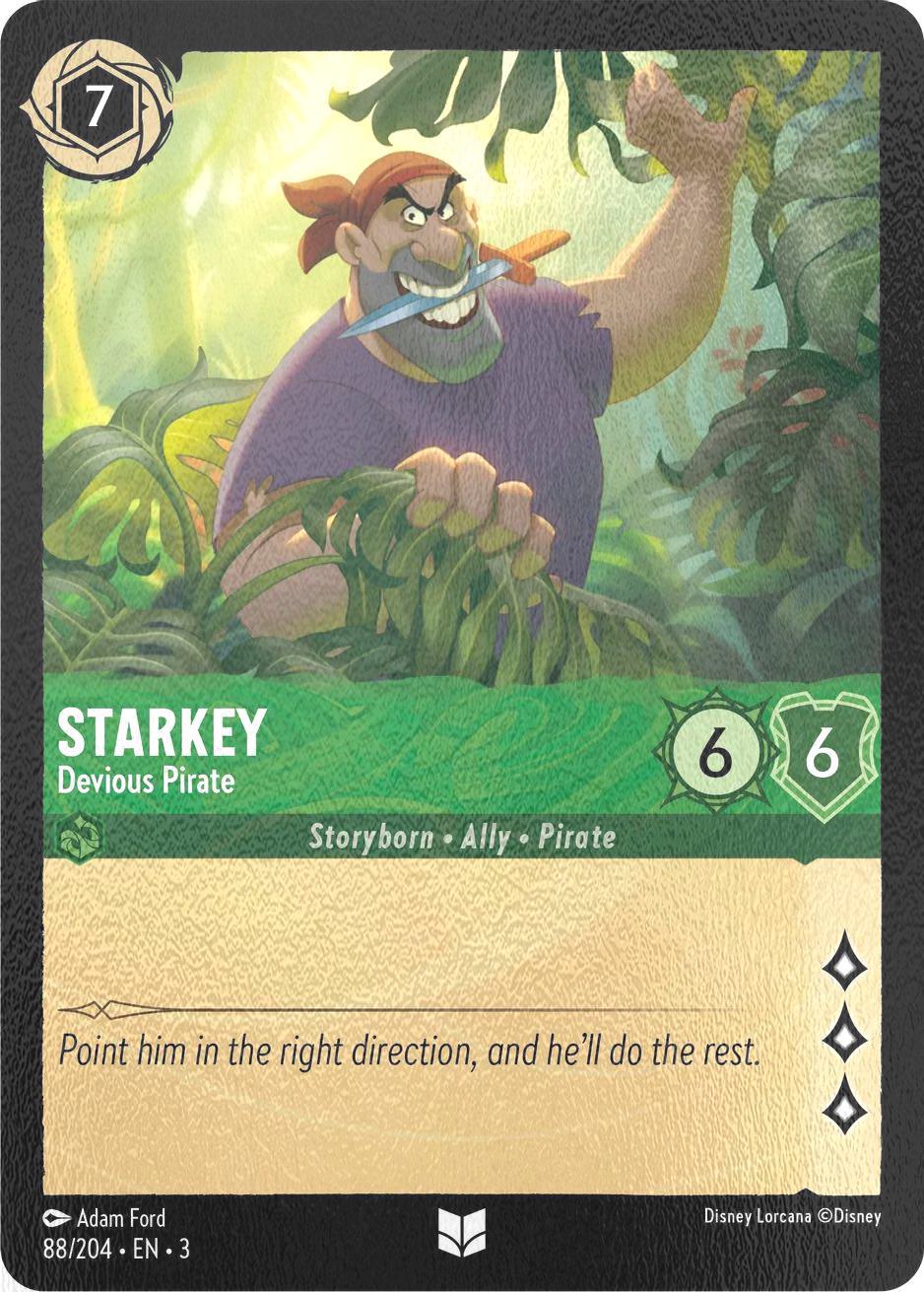 Starkey - Devious Pirate - 88/204 [Into the Inklands] [Cold Foil]