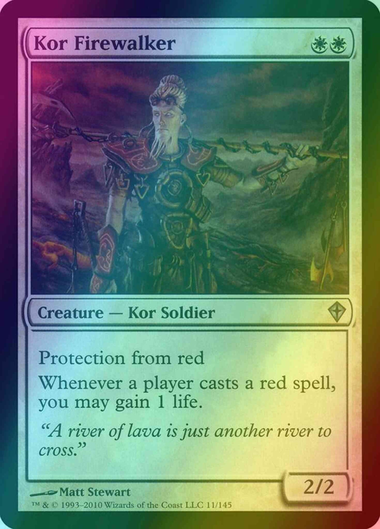 Kor Firewalker [11] [Worldwake] [Foil]