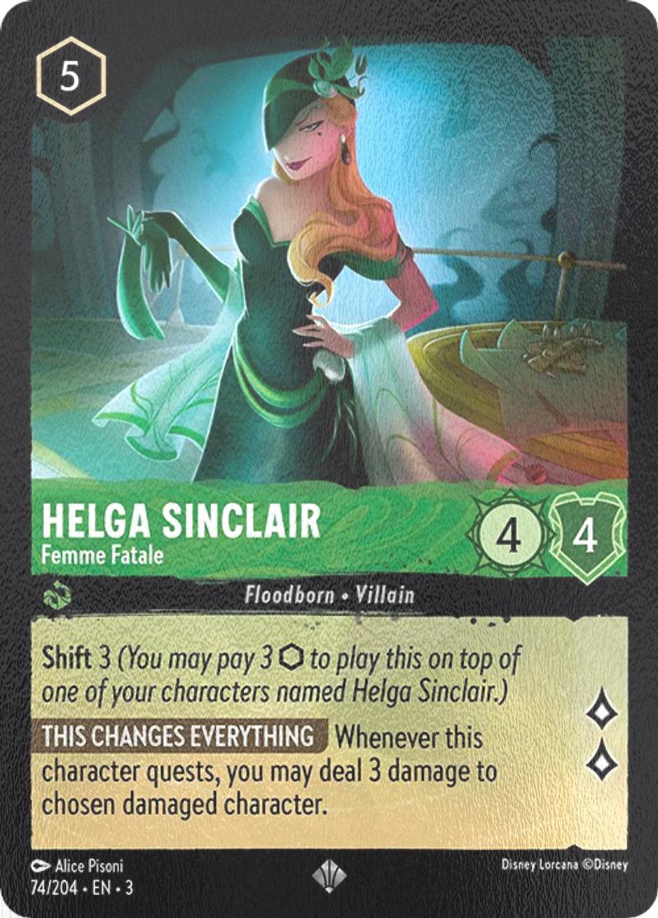 Helga Sinclair - Femme Fatale - 74/204 [Into the Inklands] [Cold Foil]