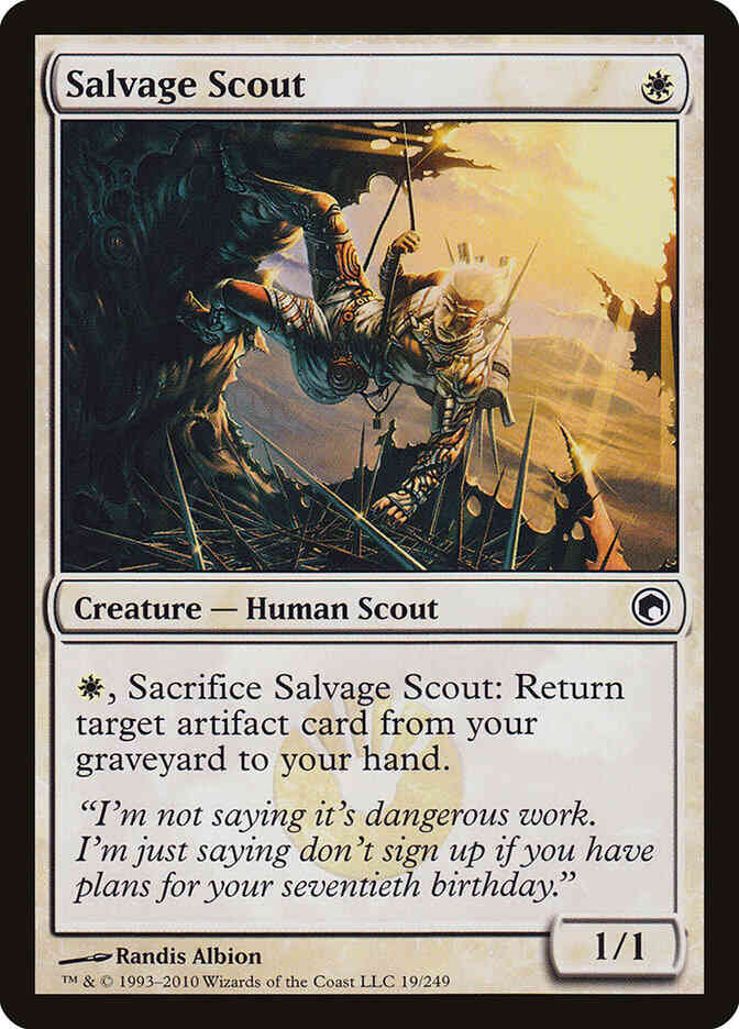 Salvage Scout [19] [Scars Of Mirrodin] [Non-Foil]