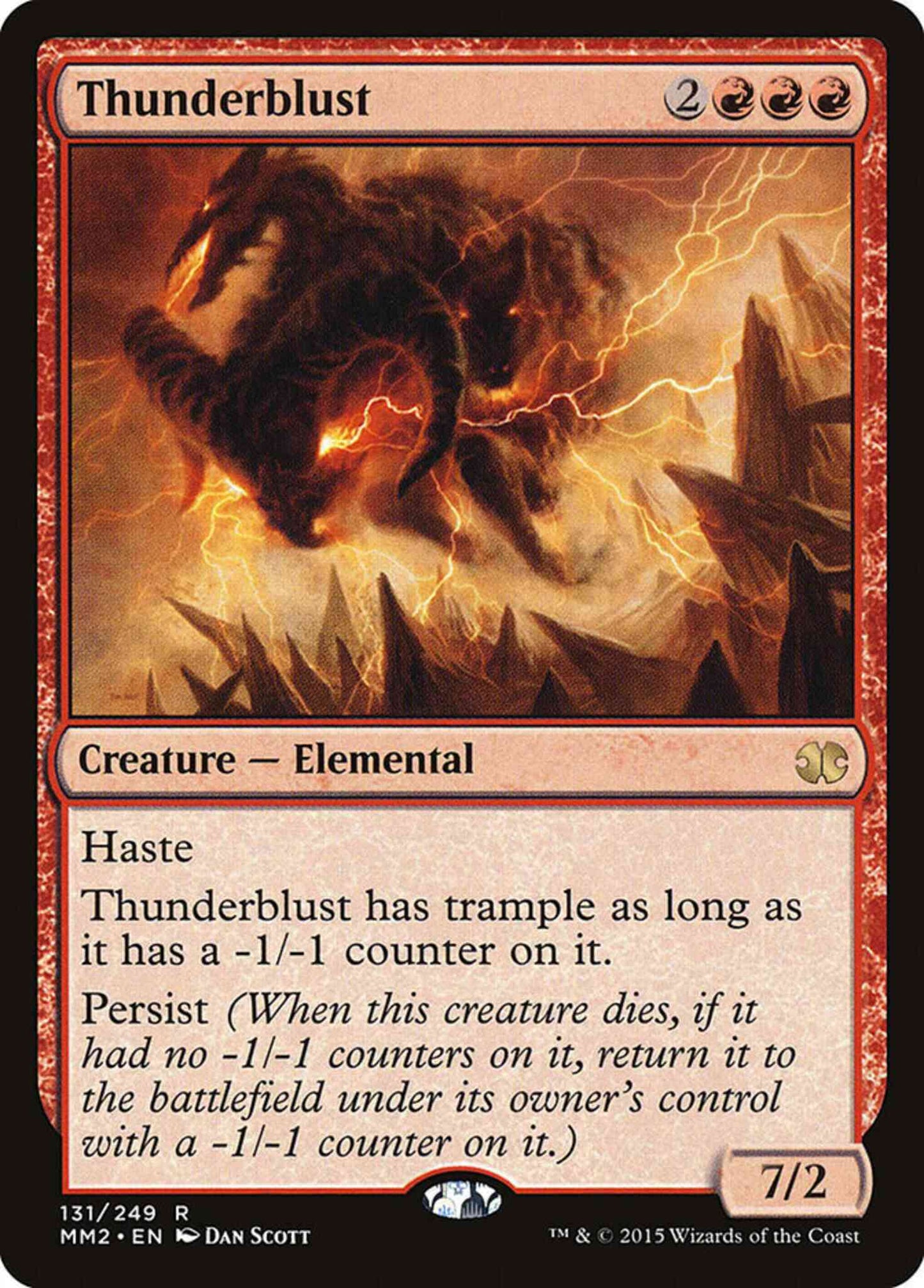 Thunderblust [131] [Modern Masters 2015] [Non-Foil]