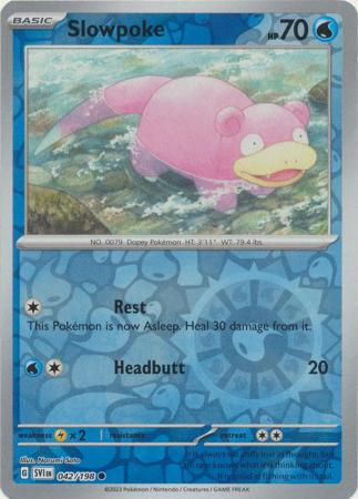 Slowpoke - 042/198 - Common [sv01-042] [Reverse Holo]