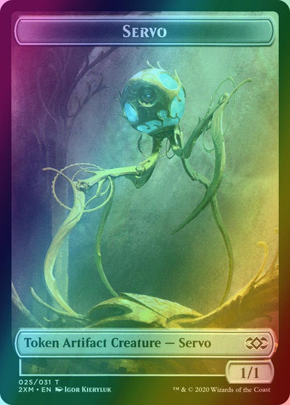 Cat Token (04) // Servo Token (25) [Double Masters Tokens] [Foil]