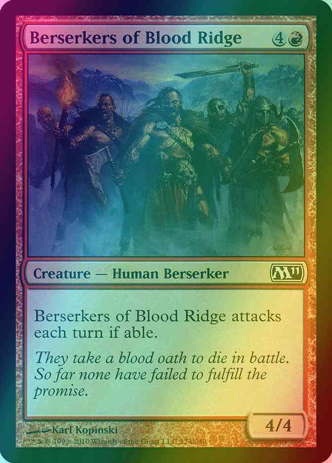 Berserkers of Blood Ridge [124] [Magic 2011] [Foil]
