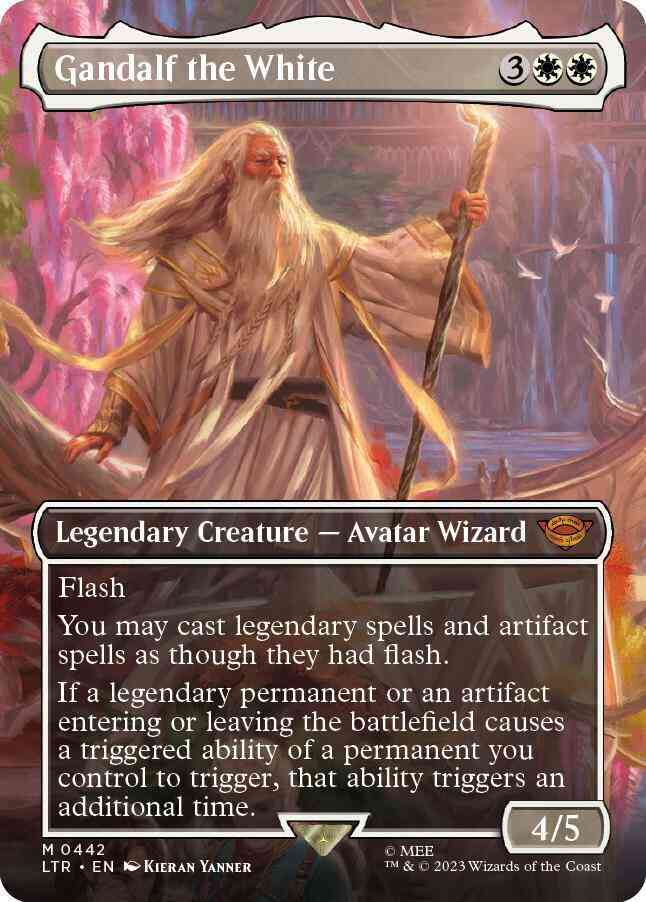Gandalf the White [442] [Borderless] [The Lord of the Rings: Tales of Middle-earth] [Non-Foil]