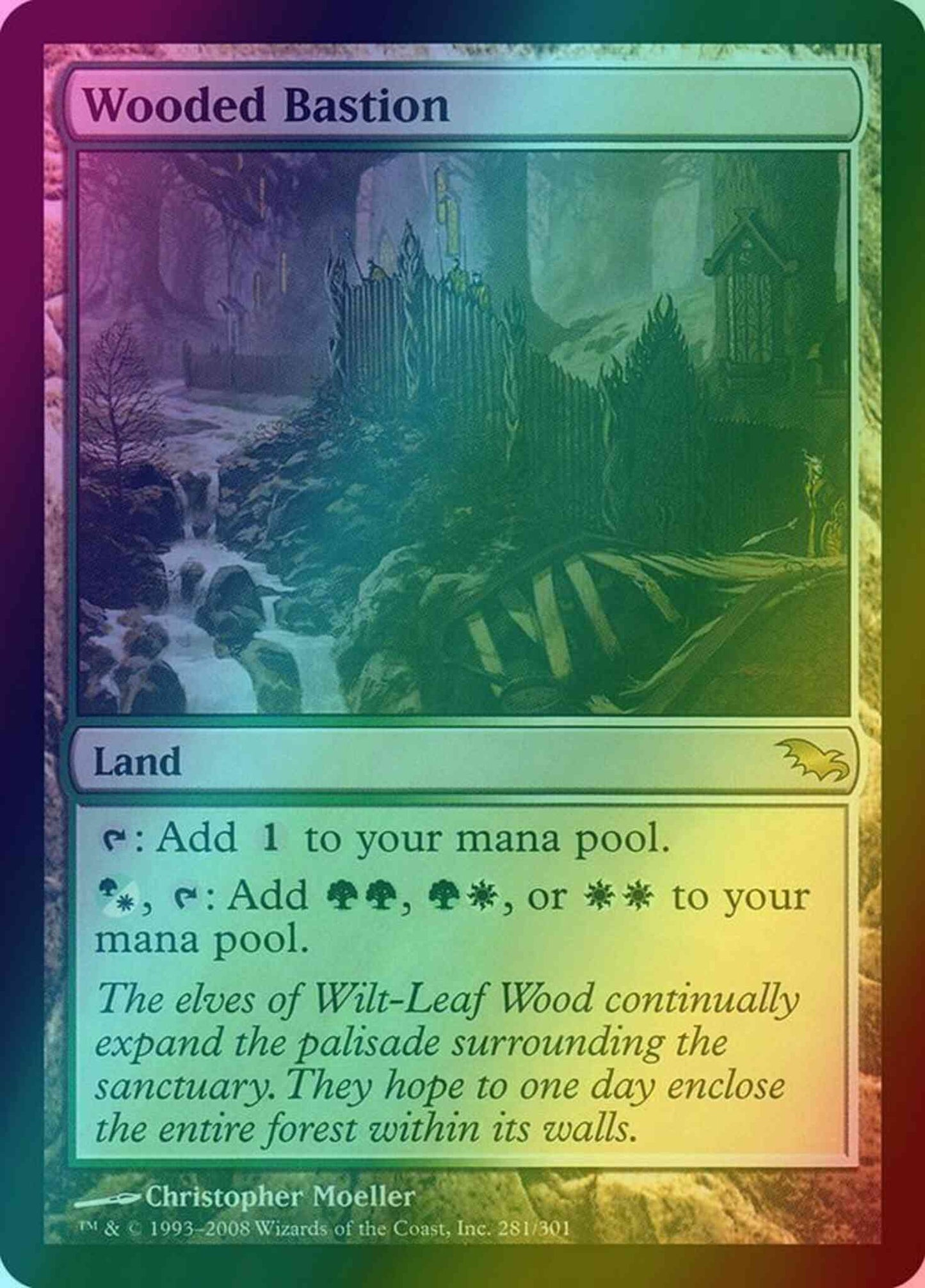 Wooded Bastion [281] [Shadowmoor] [Foil]