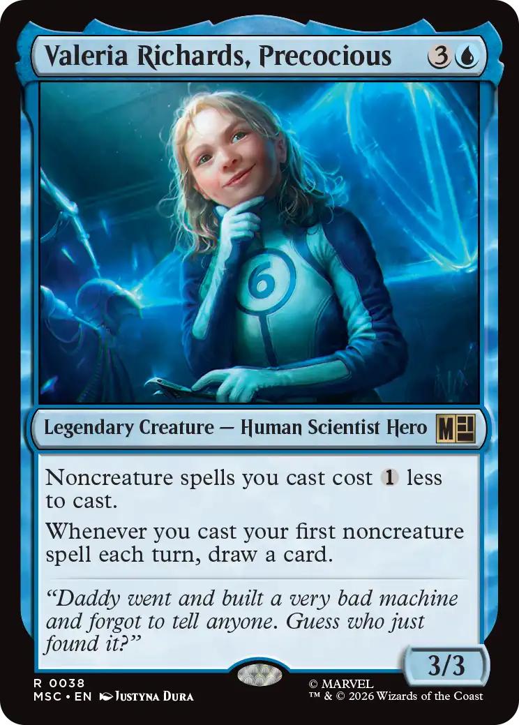 Valeria Richards, Precocious [38] [Marvel Super Heroes: Commander] [Non-Foil]