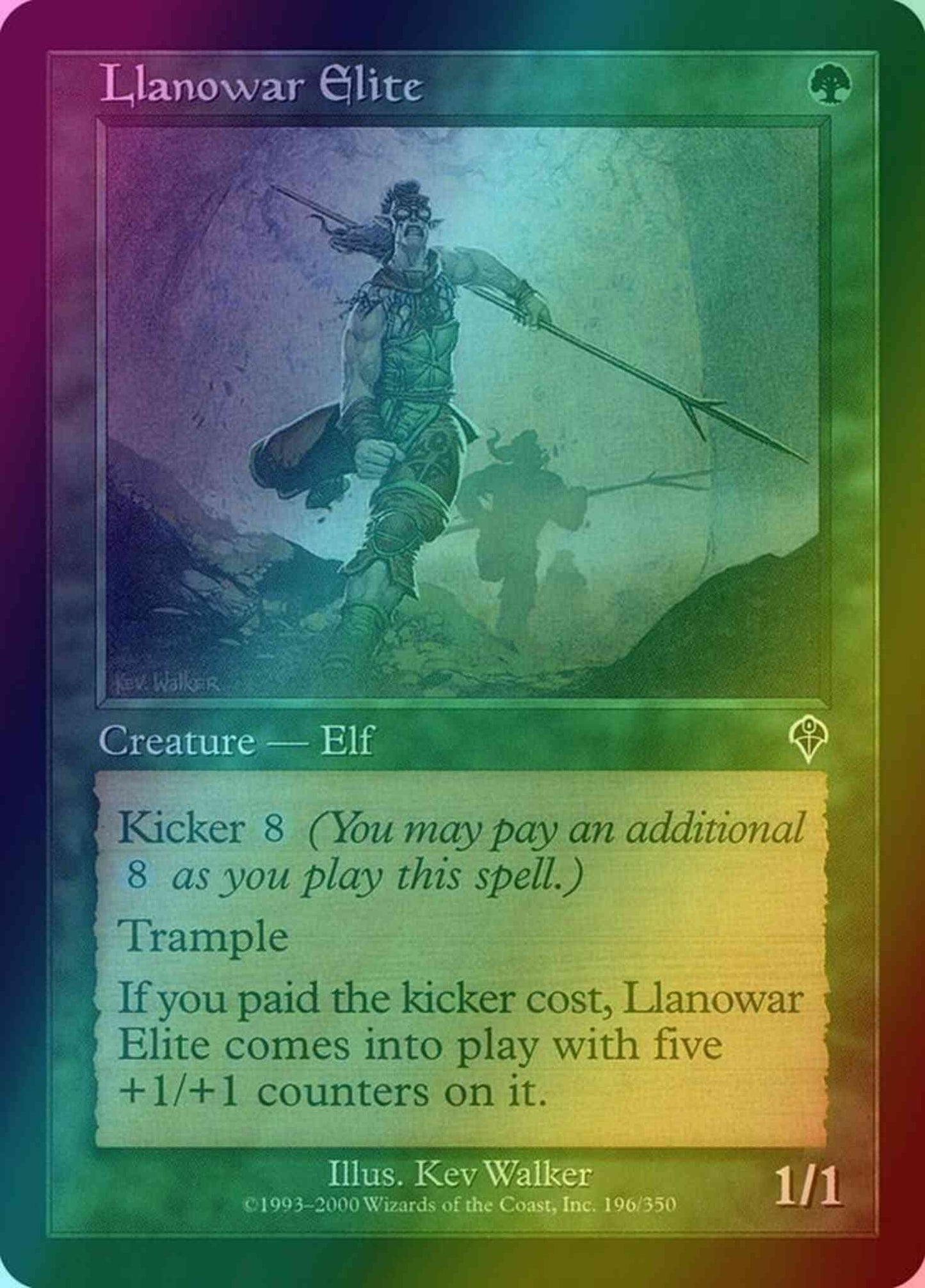 Llanowar Elite [196] [Invasion] [Foil]