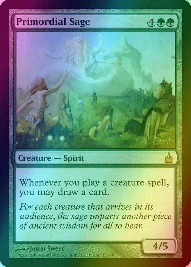 Primordial Sage [177] [Ravnica City Of Guilds] [Foil]
