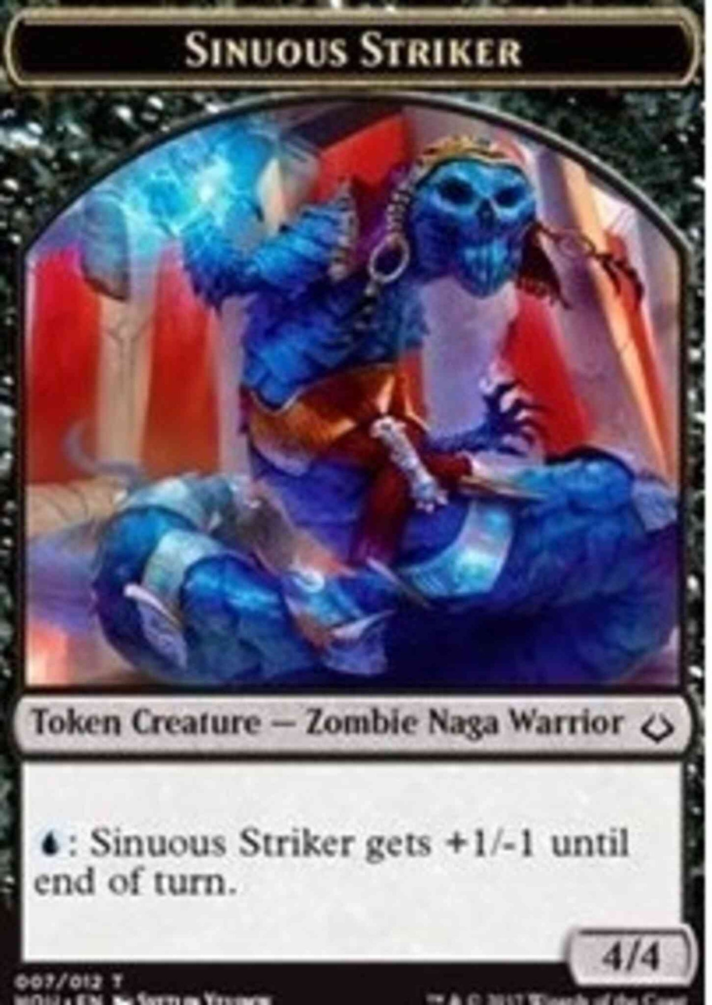 Sinuous Striker Token (07) // Zombie Token (20) [Hour of Devastation Tokens] [Non-Foil]