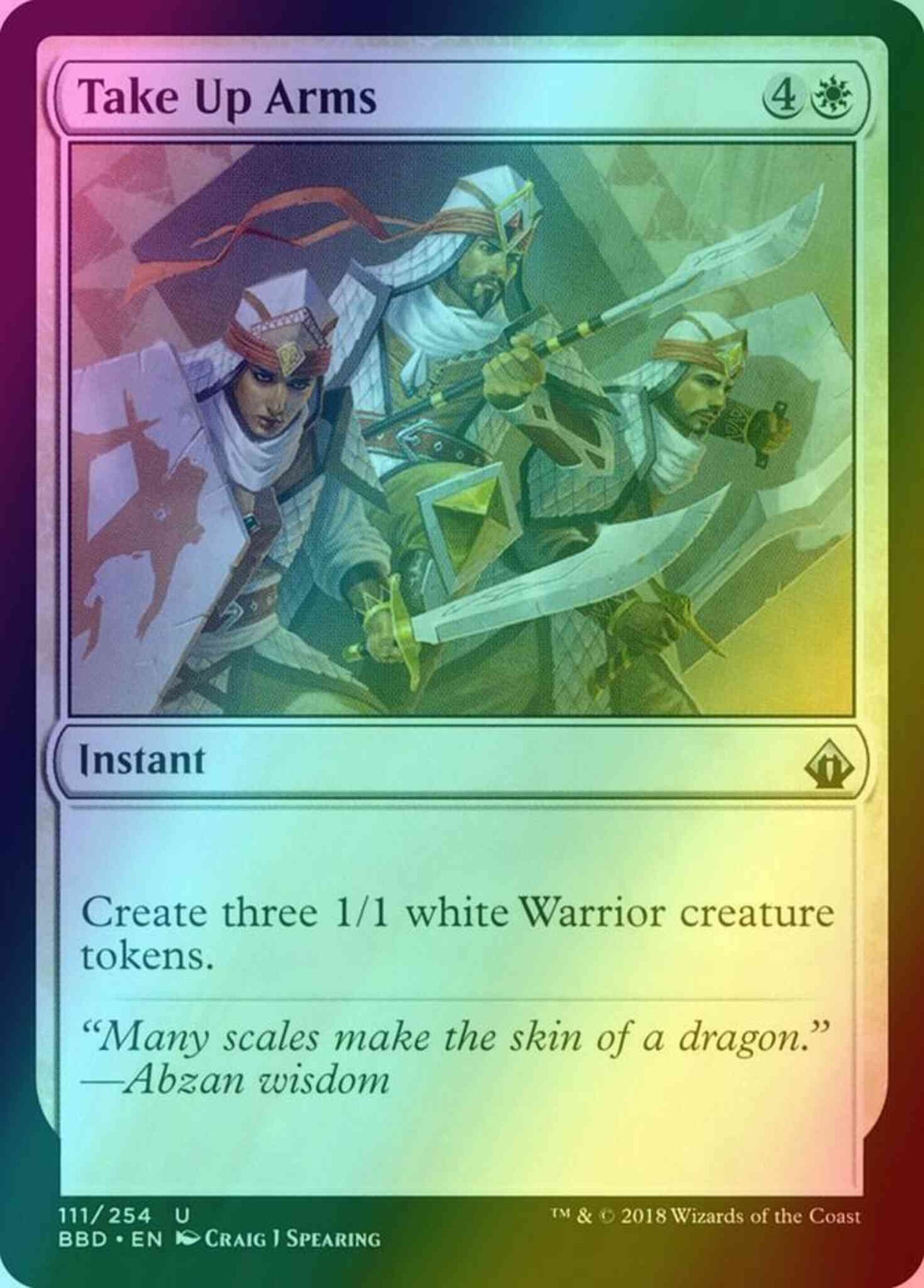 Take Up Arms [111] [Battlebond] [Foil]