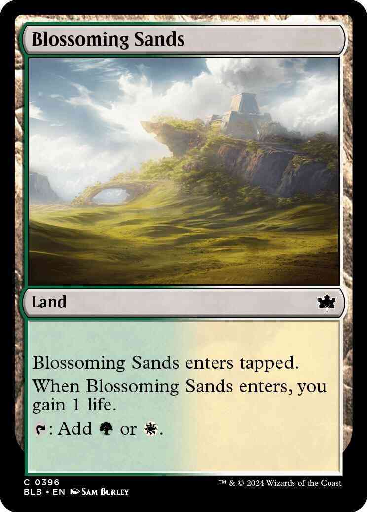 Blossoming Sands [396] [Starter Kit Exclusive] [Bloomburrow] [Non-Foil]