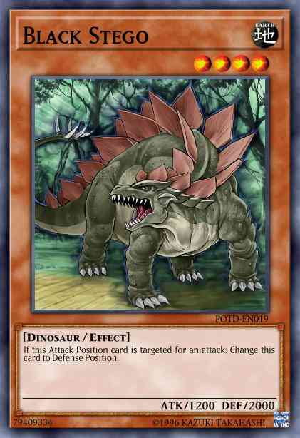 Black Stego - BP03-EN025 - Shatterfoil Rare - 1st Edition