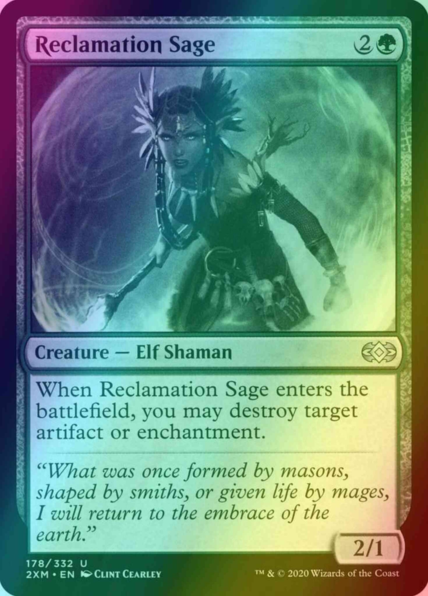 Reclamation Sage [178] [Double Masters] [Foil]