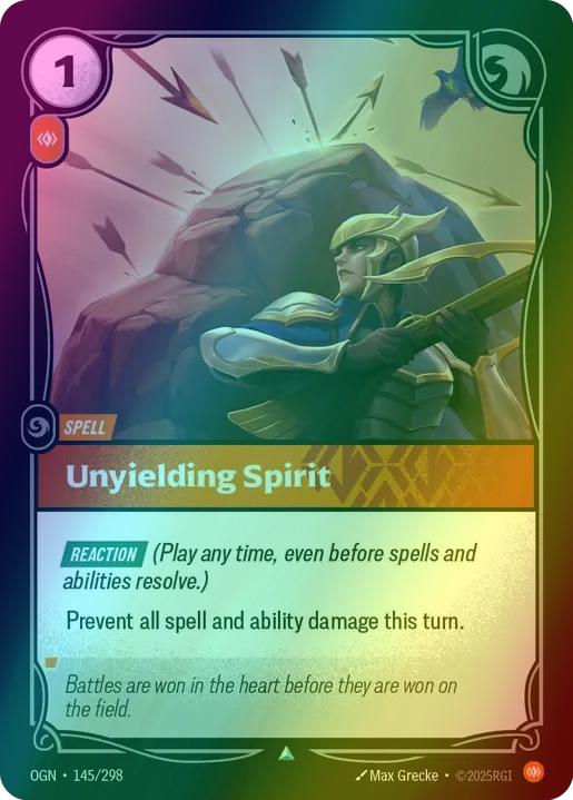 Unyielding Spirit - 145/298 [Origins] [Foil]