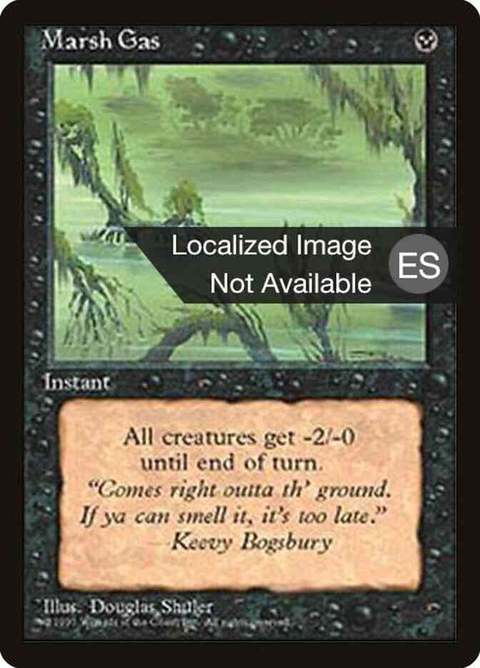 Marsh Gas - Japanese [146] [Fourth Edition Black Border: Japanese] [Non-Foil]