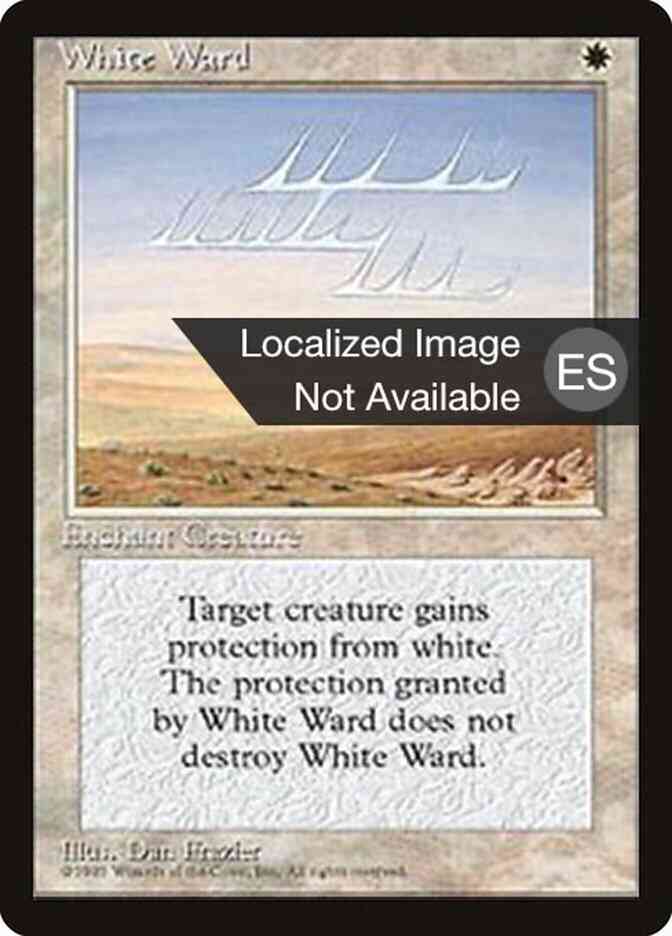 White Ward - Korean [57] [Fourth Edition Black Border: Korean] [Non-Foil]