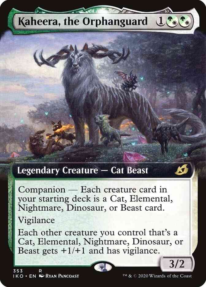 Kaheera, the Orphanguard [353] [Extended Art] [Ikoria: Lair of Behemoths] [Non-Foil]