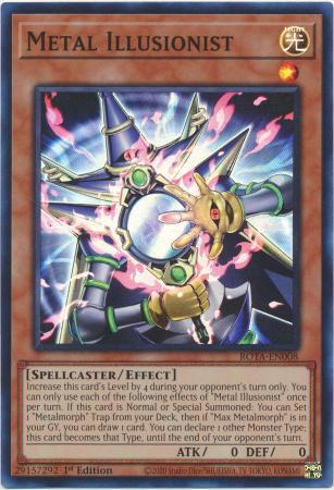 Metal Illusionist - ROTA-EN008 - Super Rare - 1st Edition