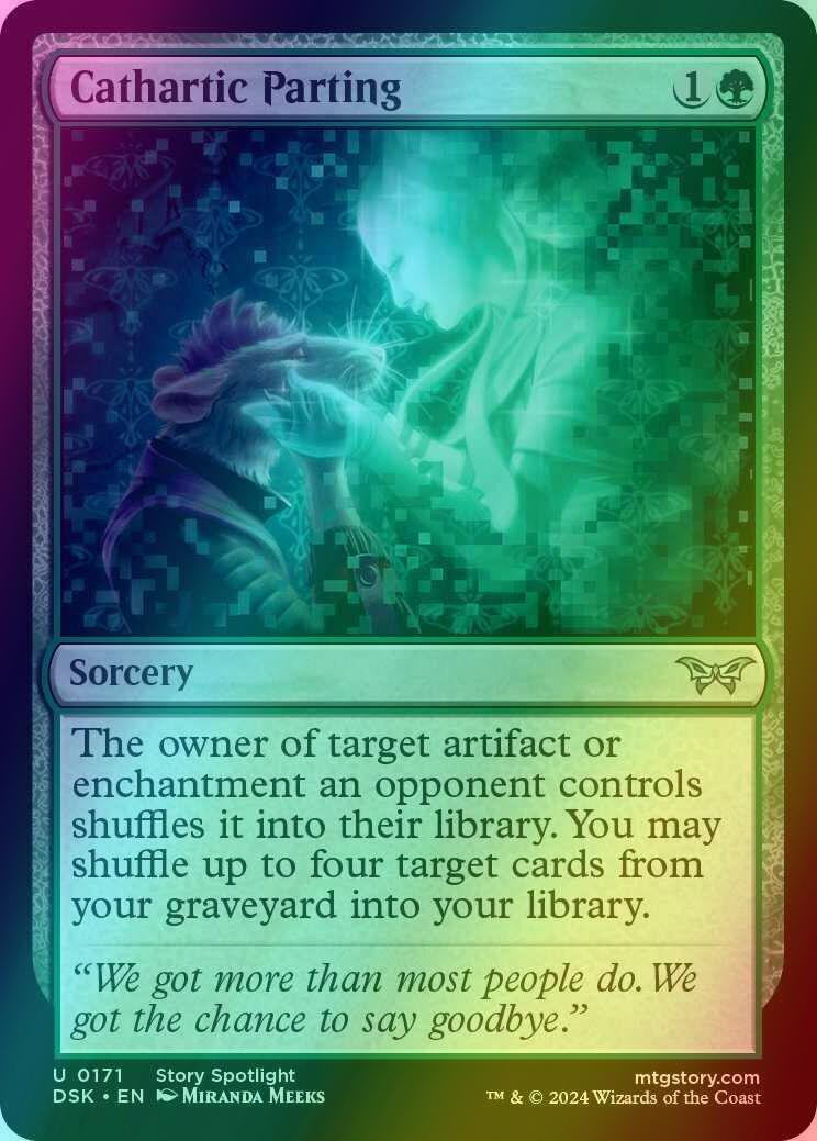 Cathartic Parting [171] [Duskmourn: House of Horror] [Foil]