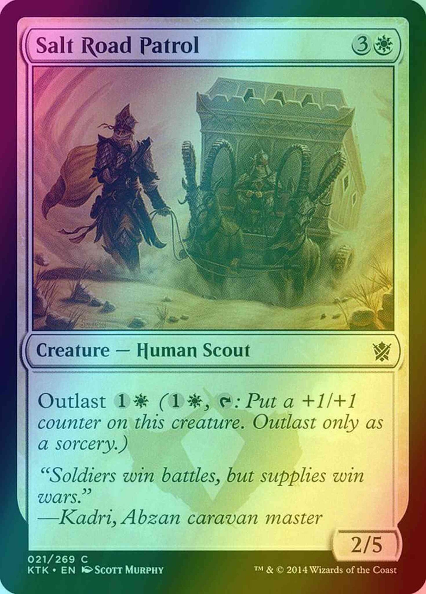 Salt Road Patrol [21] [Khans Of Tarkir] [Foil]