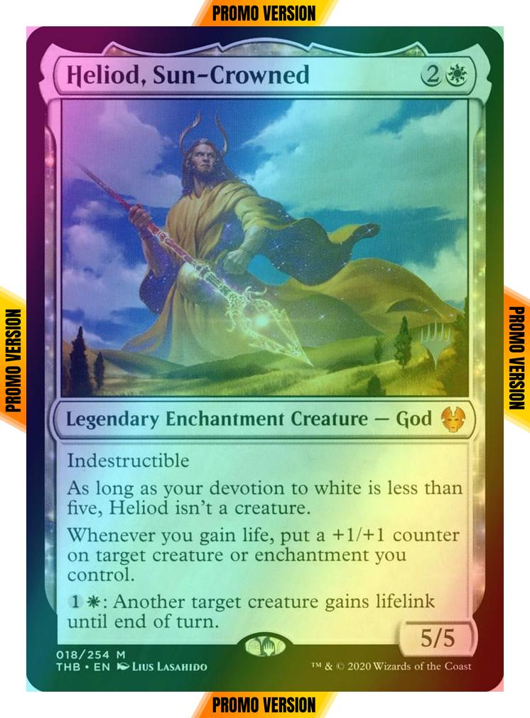 Heliod, Sun-Crowned [18p] [Promo Pack] [Theros Beyond Death Promos] [Foil]