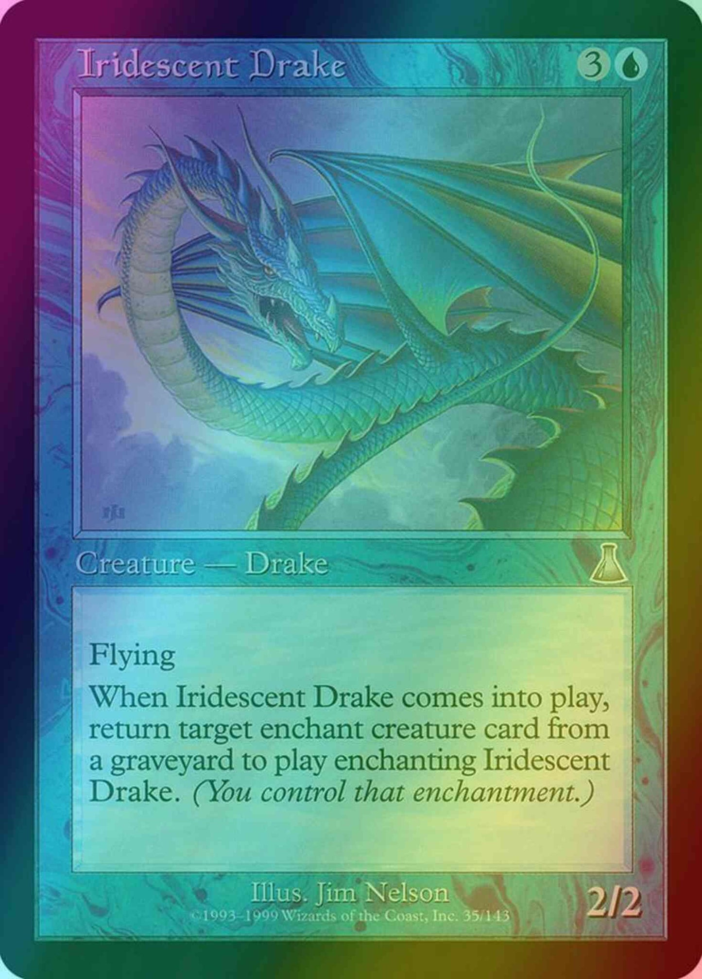 Iridescent Drake [35] [Urza's Destiny] [Foil]