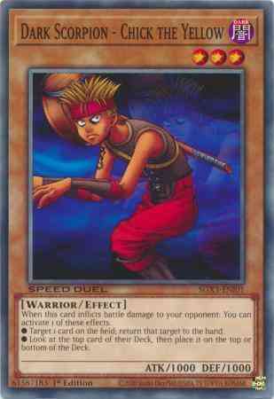 Dark Scorpion - Chick the Yellow - SGX3-ENI01 - Common - 1st Edition