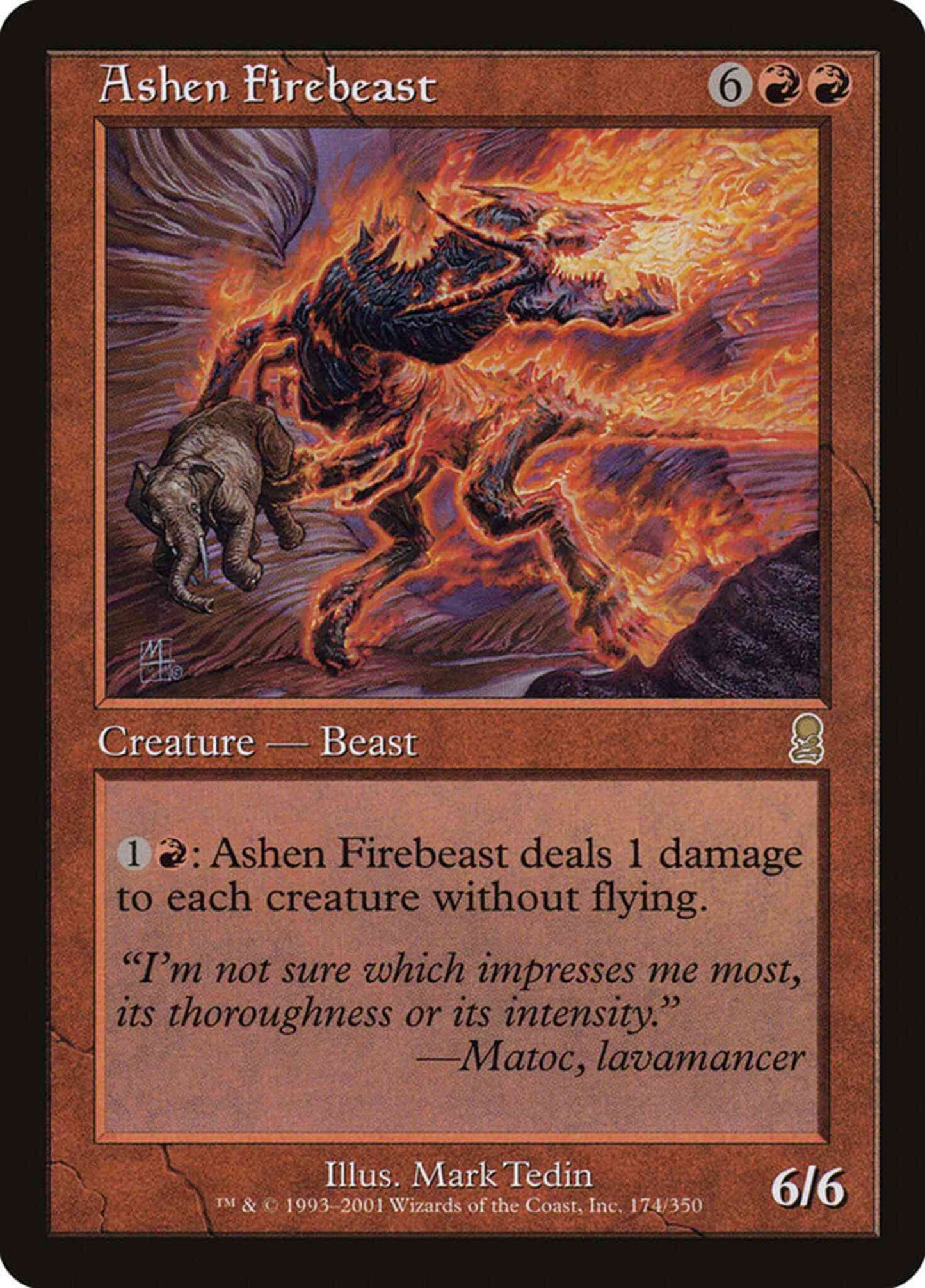 Ashen Firebeast [174] [Odyssey] [Non-Foil]
