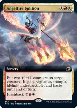Angelfire Ignition [367] [Extended Art] [Innistrad: Midnight Hunt] [Non-Foil]