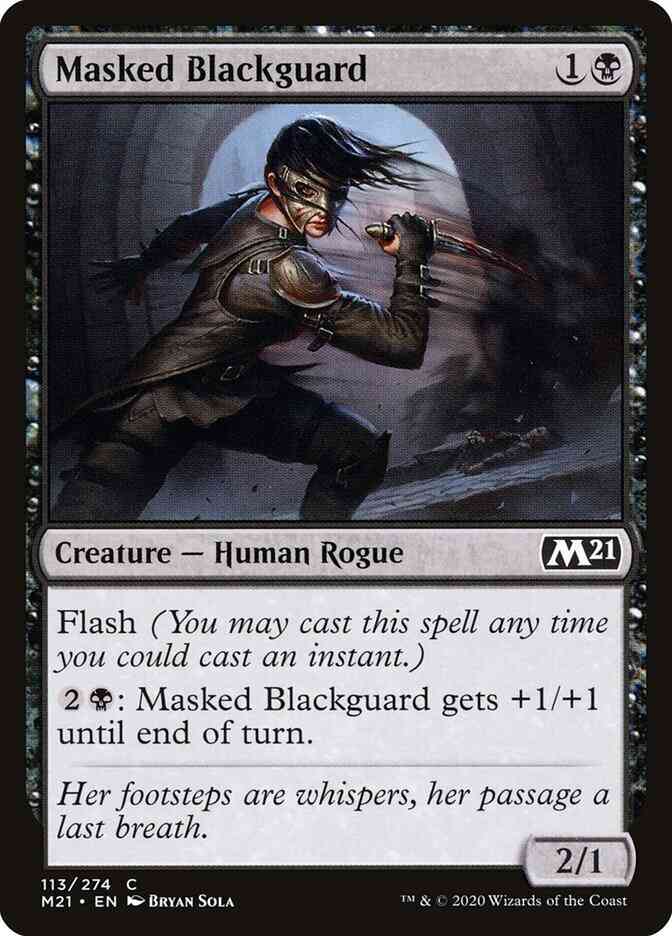 Masked Blackguard [113] [Core Set 2021] [Non-Foil]