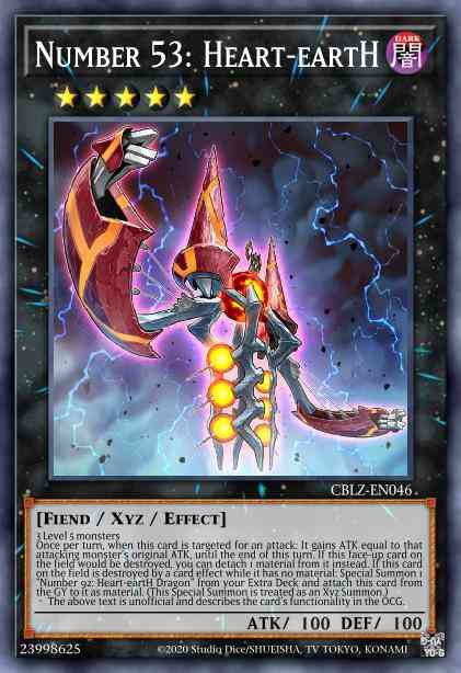 Number 53: Heart-eartH - CBLZ-EN046 - Ultimate Rare - Unlimited