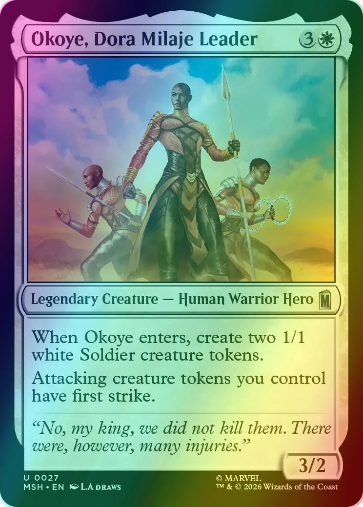 Okoye, Dora Milaje Leader [27] [Marvel Super Heroes] [Foil]