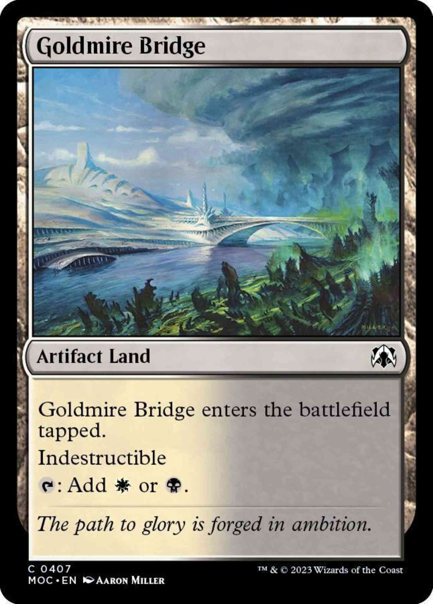 Goldmire Bridge [407] [March of the Machine: Commander] [Non-Foil]