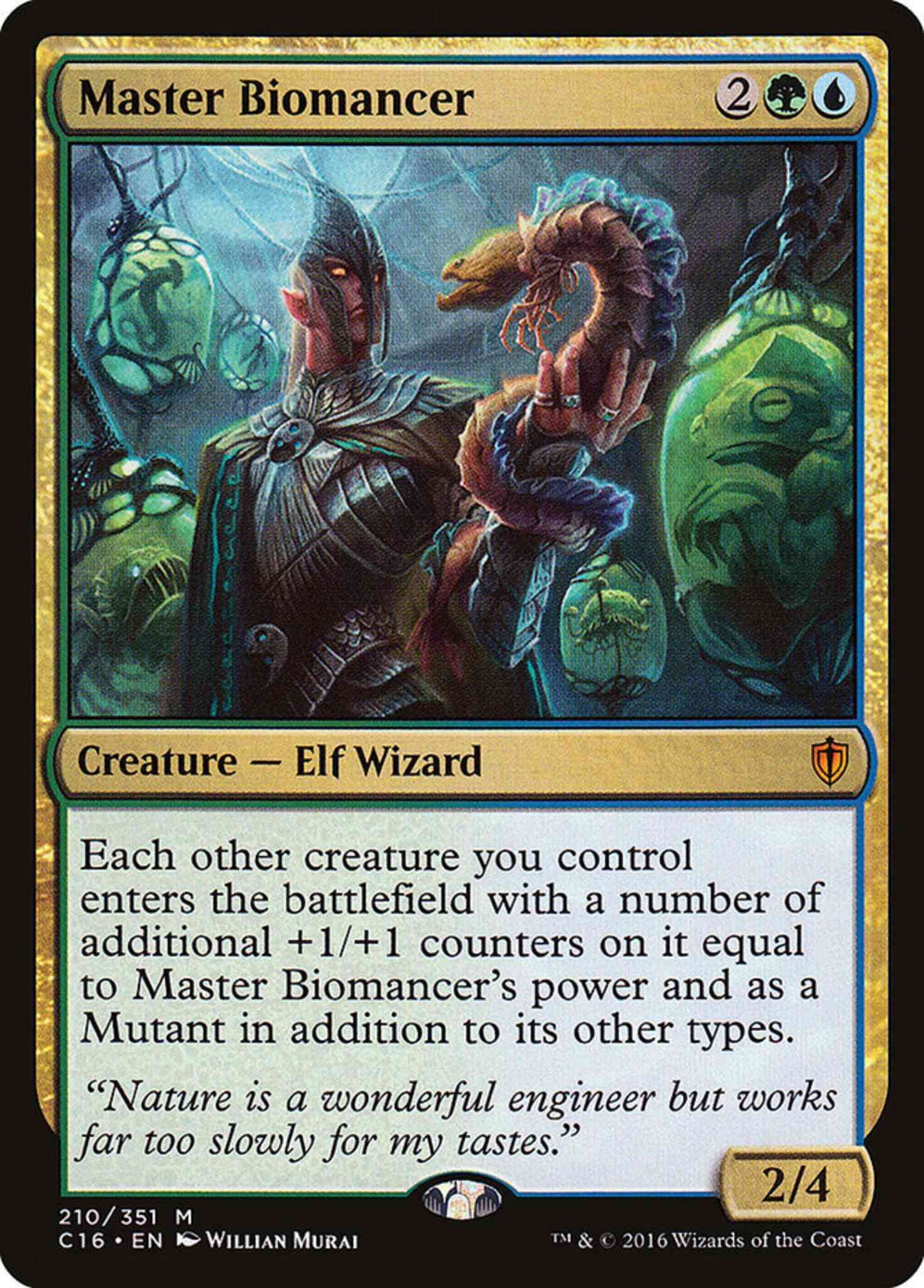 Master Biomancer [210] [Commander 2016] [Non-Foil]