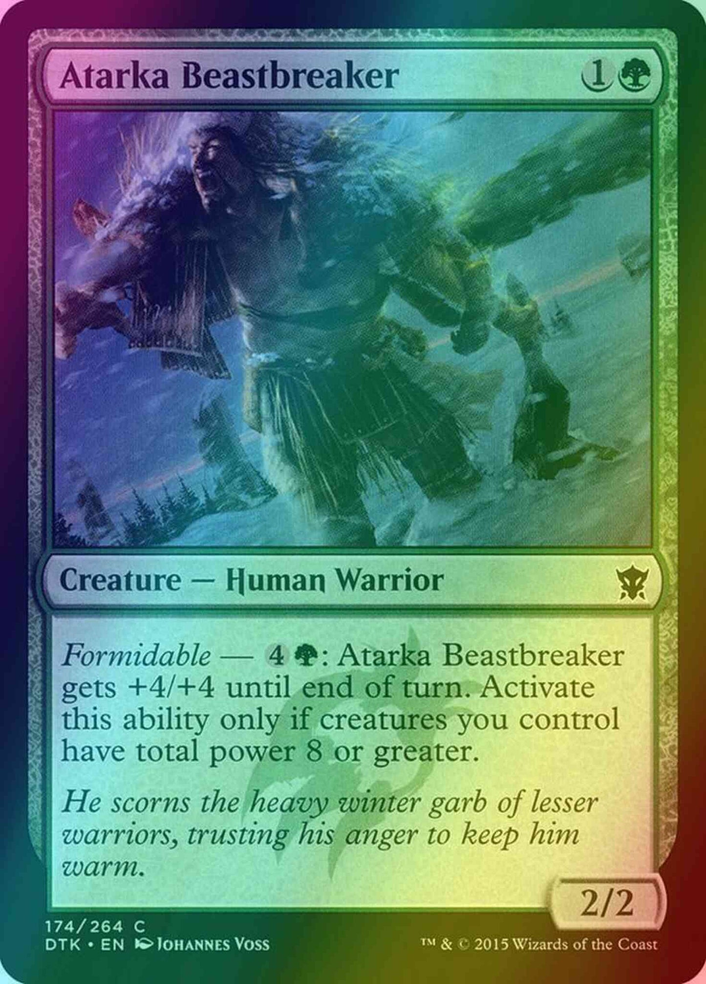 Atarka Beastbreaker [174] [Dragons Of Tarkir] [Foil]